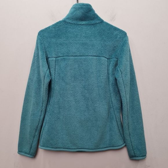 Patagonia Re-tool Snap-T Fleece Pullover Teal Green Women's Size S - Picture 11 of 16